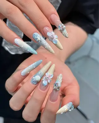 ネイル 長さだし専門店 M2　rikaのネイルデザイン