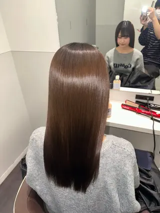 セミロング 美髪特化✨ 伊織✨縮毛矯正✨のヘアスタイル