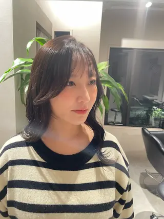 カラー バレイヤージュモデル 募集👒ヨンスクのヘアスタイル