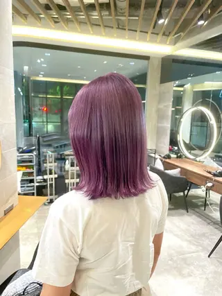 カラー ハイトーン/透明感 yuinaのヘアスタイル