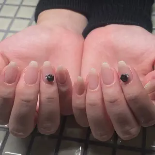 ネイル ー 葉のネイルデザイン