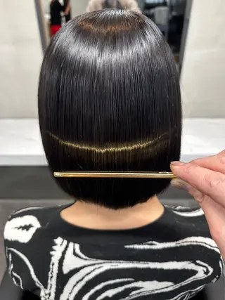 ミディアム 花田 麟のヘアスタイル