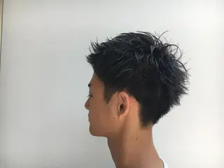 メンズ ツイスパ・波巻き 🩵片平和香奈のヘアスタイル