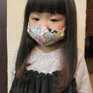 ロング キッズ 堀口 彩佳のヘアスタイル