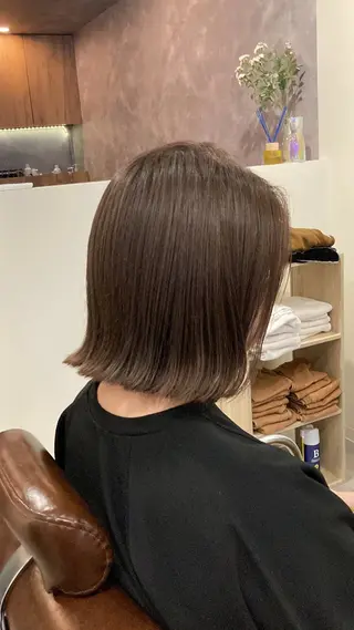 ミディアム カラー 小島 光人のヘアスタイル