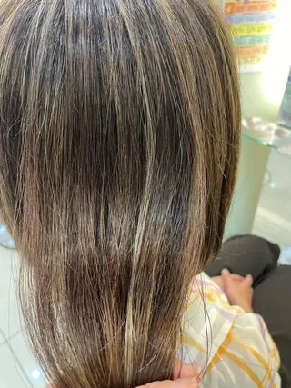 ミディアム カラー ヘアアレンジ リリー /Men's/パーマのヘアスタイル