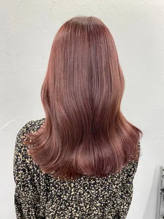 カラー 🎀 のえか/ハイ トーン/ピンク🤍のヘアスタイル