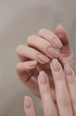 ショート めぐみのネイルサロン スタッフ練習のネイルデザイン