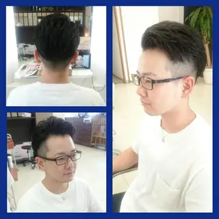 ショート メンズ キンジョウ エナミのヘアスタイル