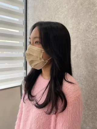 ロング たなか りなのヘアスタイル