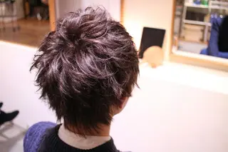 ショート カラー パーマ 川嶋恭平/ トップスタイリスト☆のヘアスタイル