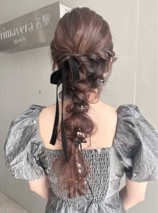 ヘアアレンジ 名駅/垢抜けカラー/ 髪質改善/リナ♡のヘアスタイル