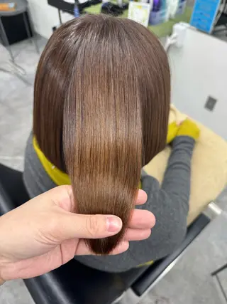 ミディアム 髪質改善メニュー 長井 美佐子のヘアスタイル