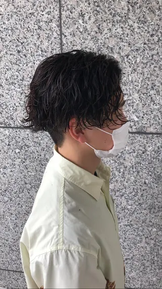 パーマ メンズ メンズパーマのプロ 川野翔太のヘアスタイル