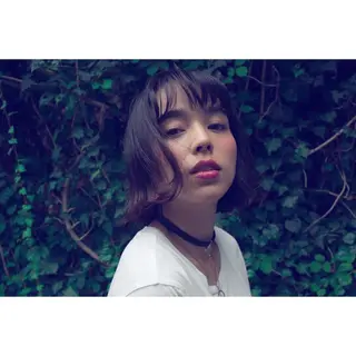 ショート ミディアム カラー パーマ 内藤 達也のヘアスタイル