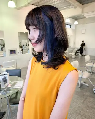 セミロング カラー 🫧ヒシダアキ taboo.i🫧のヘアスタイル