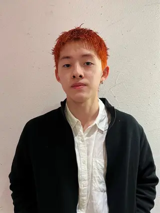 ショート カラー メンズ メンズ専門ブリー チカラー⚡️リュウジのヘアスタイル
