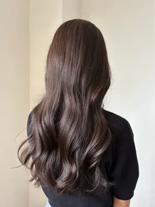 ロング カラー カットパーマモデル 募集中🧺アンジュのヘアスタイル