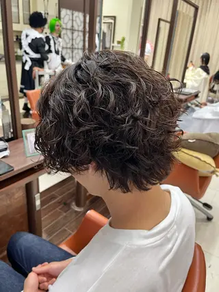 ショート パーマ メンズ 🧊メンズ特化🧊 高木航希のヘアスタイル