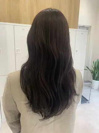 セミロング カラー 癖毛改善縮毛矯正 /中山なかやまのヘアスタイル