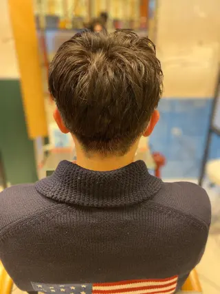 メンズ へんみ みかのヘアスタイル