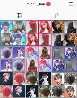 セミロング カラー メンズ 韓国/アイドルヘア 🎀みづきのヘアスタイル
