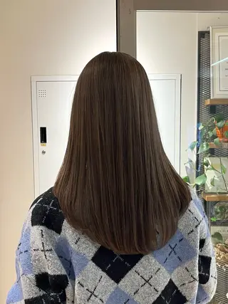 ロング 艶カラー/縮毛矯正/ アレンジ/akaneのヘアスタイル