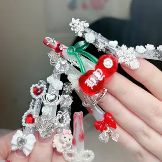 ネイル MoMoA Nail ネイル長さ出し専門店のネイルデザイン