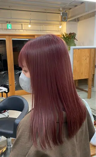 セミロング うる艶ヘア♡韓国好き 透明感　shotaのヘアスタイル