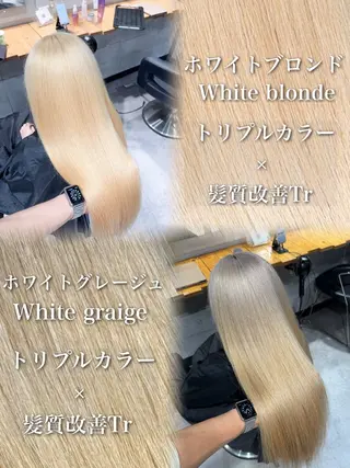 ロング カラー 川越ハイトーン🧸 Yumaのヘアスタイル