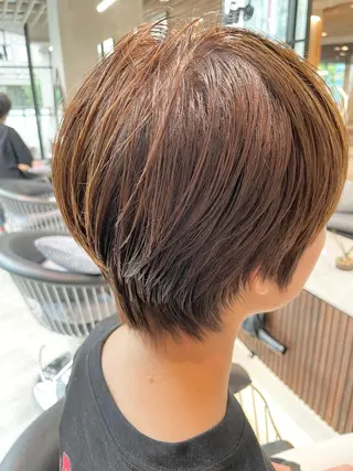 ショート ✨透明感カラー✨ ✨小顔カット✨山木のヘアスタイル