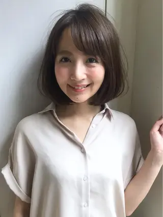 ショート 縮毛矯正/髪質改善 表参道/千田大地のヘアスタイル