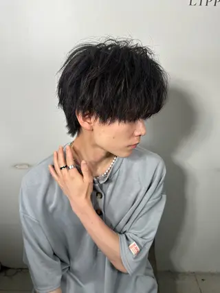 ミディアム メンズ TELA HAIR 副代表RIKUのヘアスタイル