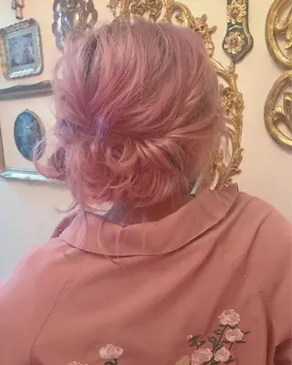 セミロング ヘアアレンジ 錦糸町駅前サロン🎀 髪質改善千早のヘアスタイル