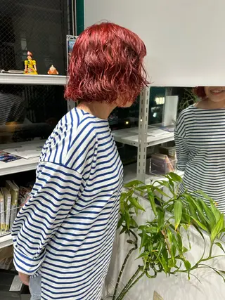 ショート パーマ 🎀オイダイラ モモカ🎀のヘアスタイル