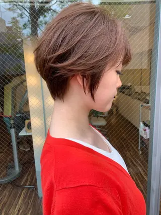 ショート カラー 髪質改善サロン 心斎橋ARCHEのヘアスタイル