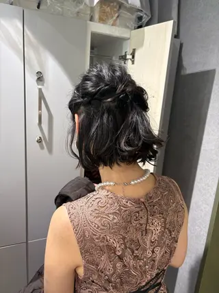 ヘアアレンジ jyui/原宿 ハイトーン/デザインのヘアスタイル