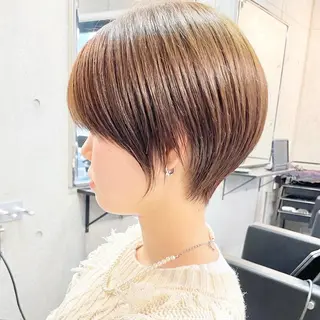ショート カラー ショートボブ髪質改善 縮毛矯正のプロ山道潤のヘアスタイル