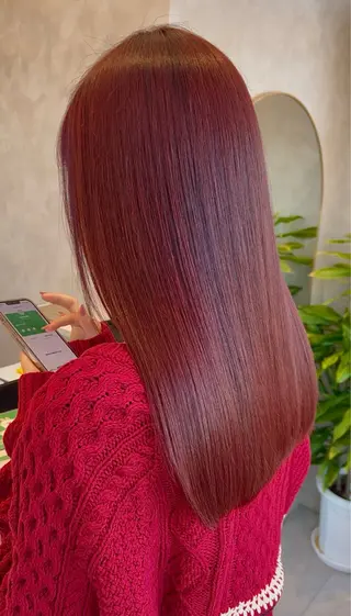 ロング カラー Eleanor枚方店 店長　飛鳥　薫のヘアスタイル