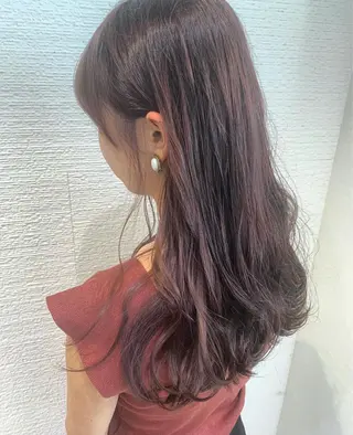 カラー 韓国ヘア/レイヤー/ 🤍ayumuのヘアスタイル