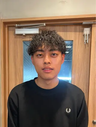 パーマ メンズ しずく🤍🧸 / fifthパーマのヘアスタイル