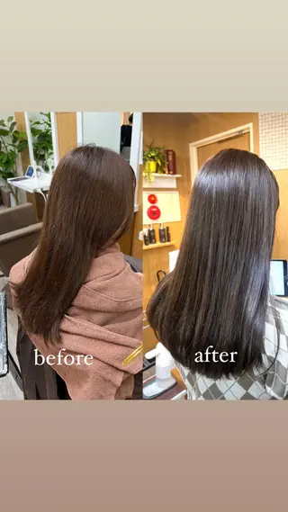 ロング カラー 透明感カラー/ イルミナカラーヒロキのヘアスタイル