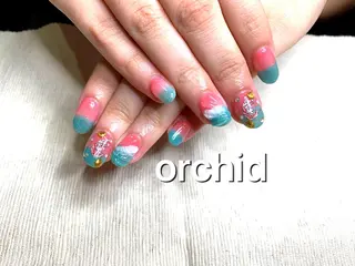 ネイル orchid ♡オーキッドのネイルデザイン