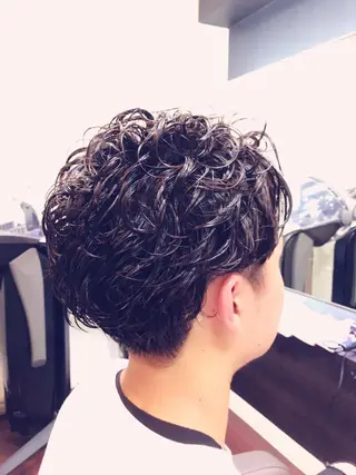 パーマ メンズ 前之園 ひかるのヘアスタイル