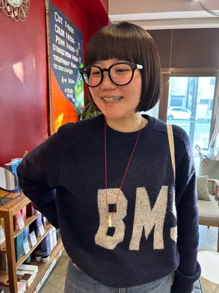 ショート カラー 小日向 沙織のヘアスタイル