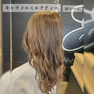 ロング カラー メンズ キッズ ブリーチカラー/ 美髪矯正/佐伯 駿のヘアスタイル
