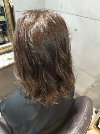 ミディアム カラー パーマ amie池袋【アミ】 Karin...のヘアスタイル