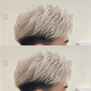 ショート カラー メンズ 京都駅メンズカット/ パーマ/Keigoのヘアスタイル