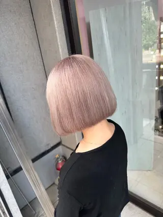 ミディアム 甘ふわgirly🎀 ハイトーン🤍Ramのヘアスタイル