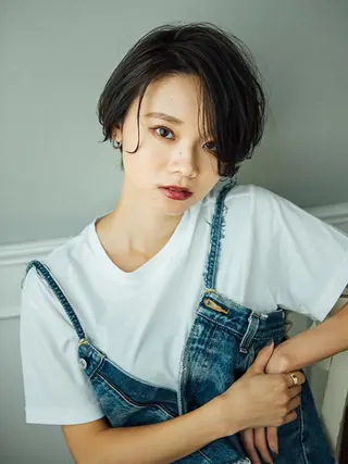 ショート カラー パーマ 🧸髪質改善特化 金澤 彩香🎀のヘアスタイル